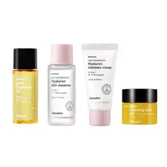 HANSKIN - Set de skincare Glow Skin On The Go Kit 4 unidades