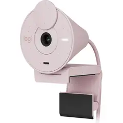 LOGITECH - Cámara Web Brio 300 2 MP 1920 x 1080 Pixeles USB-C Rosa