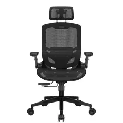 COUGAR GAMING - Silla Ergonómica Cougar Speeder One Negro – Malla Transpirable, Soporte Lumbar