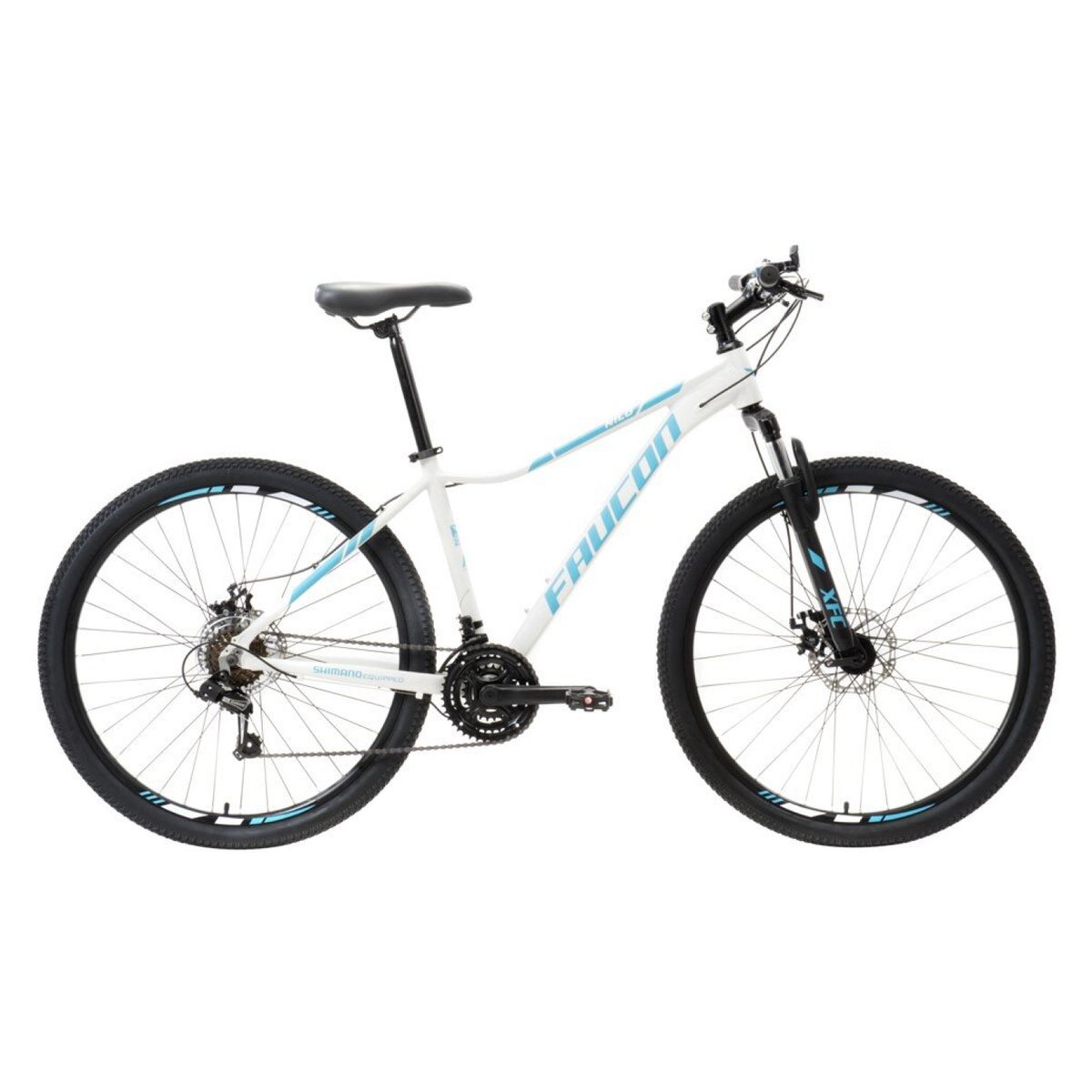 FAUCON - Bicicleta Mountain Bike Nilo Blanca Aro 27.5