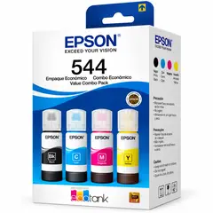 EPSON - Pack 4 Tintas Originales 544 Negro Cian Magenta Amarillo
