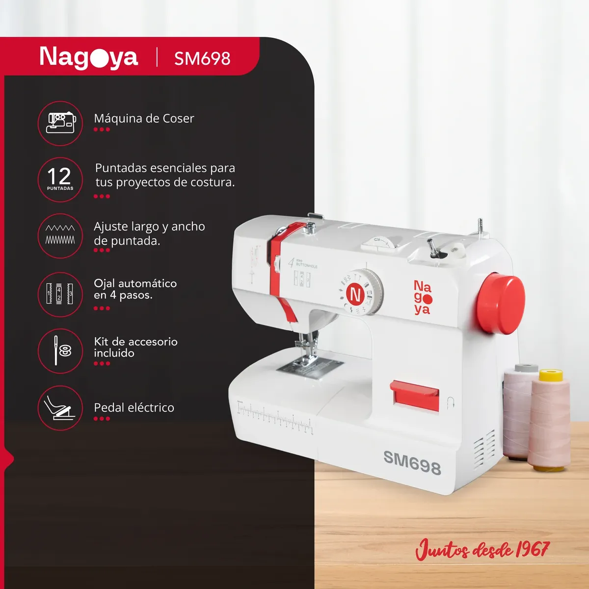 NAGOYA - Maquina de coser Nagoya SM698