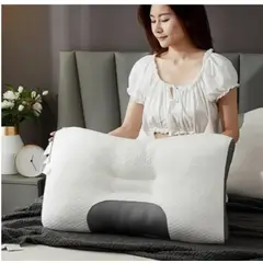 GENERICO - Almohada Cervical Ortopédica 40x60cm Blanco