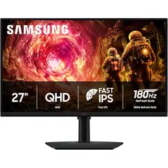 SAMSUNG - Monitor Gaming Odyssey Fast IPS G5 27" QHD 180Hz 0.03ms G-Sync FreeSync