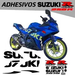 SUZUKI - Set Sticker Adhesivo Genérico para Moto GSX 250r