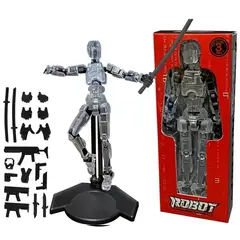 FEEL THE POWER - Figura Misión 13 Robot T13 Transparente Armada en Caja