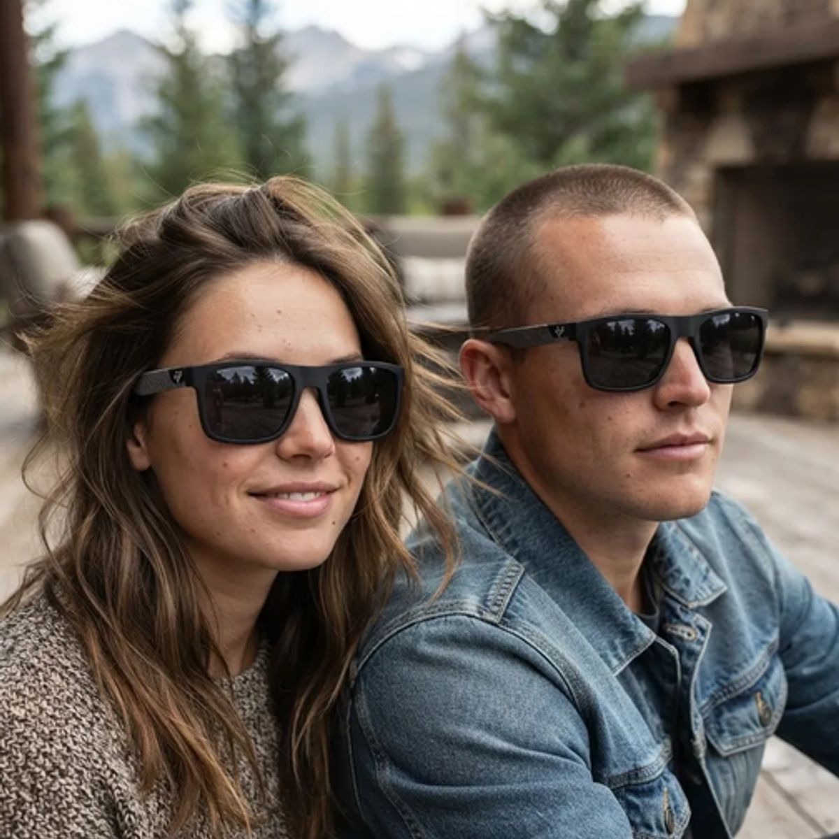 FOX - Lentes de Sol Fox Racing Polarizados Unisex Gafas Negras
