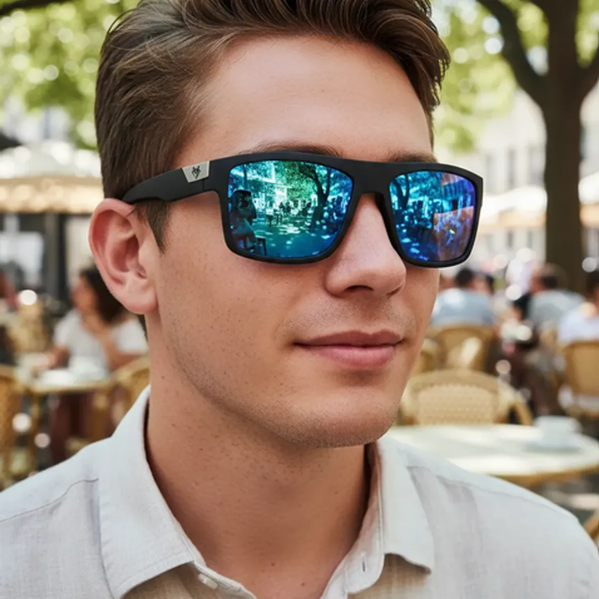 FOX - Lentes de Sol Fox Racing Polarizados Unisex Gafas Negras