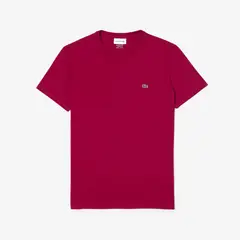 LACOSTE - Polera Hombre De Algodón Pima Burdeo