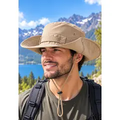 MTX - Gorro Pescador Safari 100% Algodón Uv+50