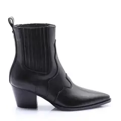 VIA UNO - Botin Mujer Solea Limoncello Negro