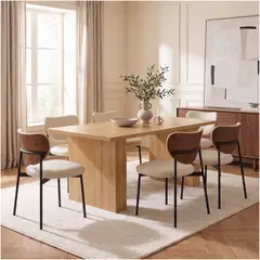 HOMER DESIGN - Mesa De Comedor Isolde Rectangular Para Living 150 X 75 Cm
