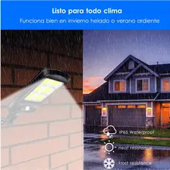 GENERICO - Foco Solar Recargable De Poste 28CM 4W