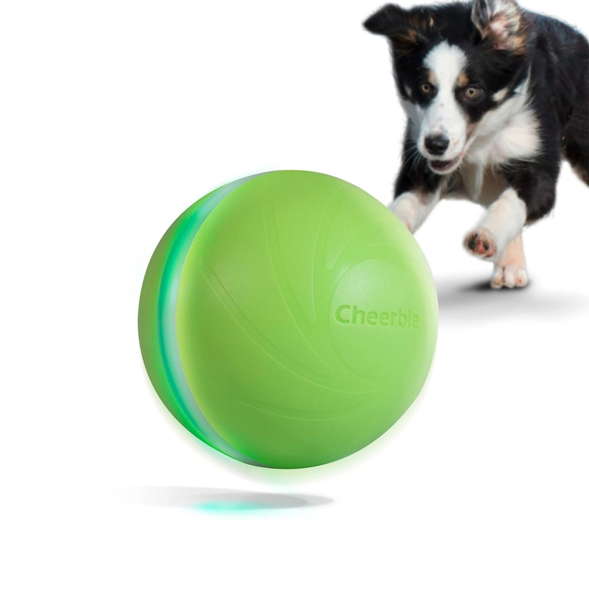 CHEERBLE - Pelota Interactiva Para Perros Wicked Verde Cheerble