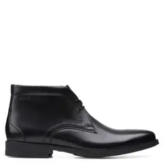 CLARKS - Botín Hombre Cuero Negro