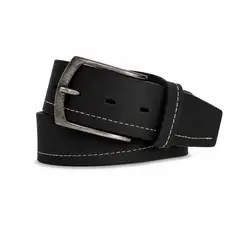 CRAFTMEN - Cinturón cuero genuino Modena Negro