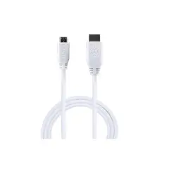 GENERICO - Cable Oficial Raspberry HDMI a mini HDMI 100cm Blanco