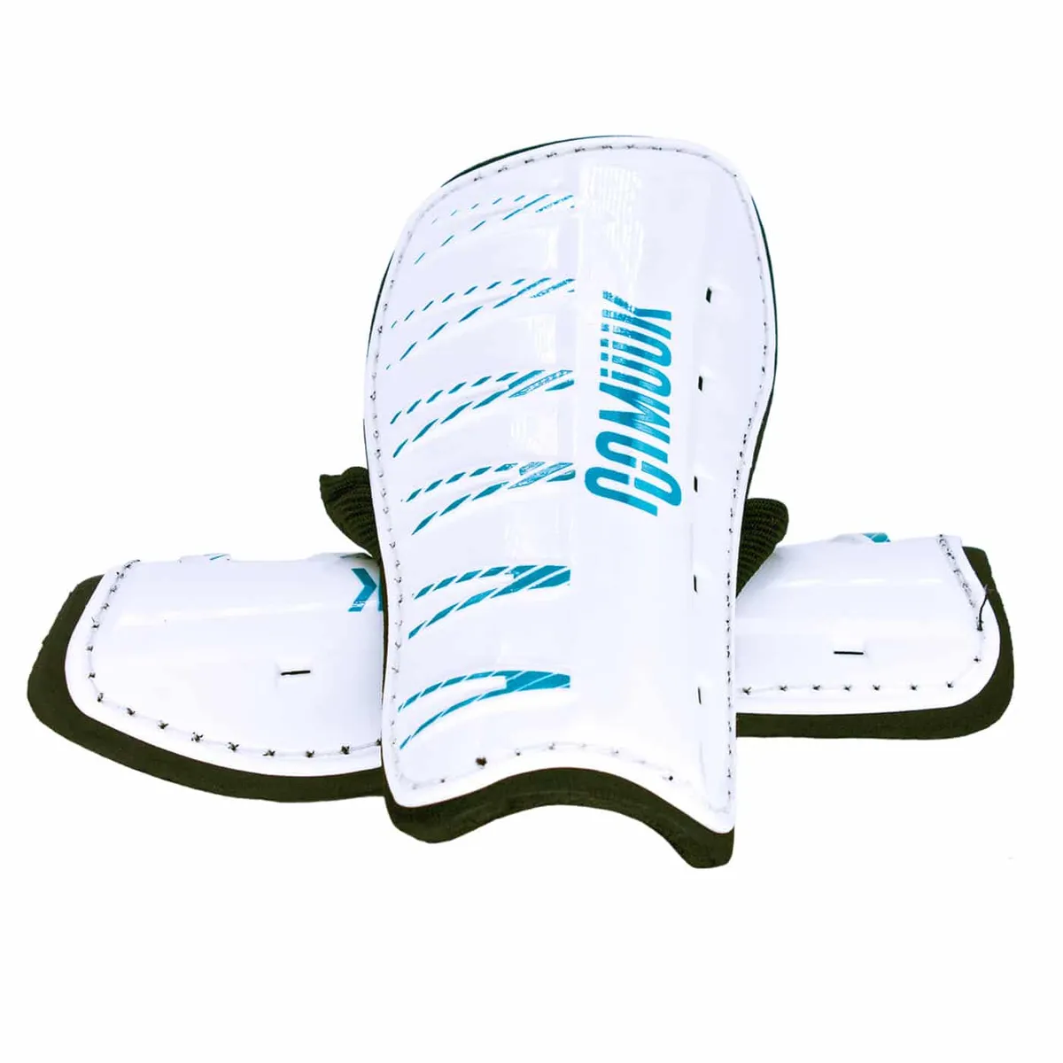 MUUK - CANILLERA ESPINILLERA DE PROTECCION DE FUTBOL MUUK PRO COLOR BLANCA
