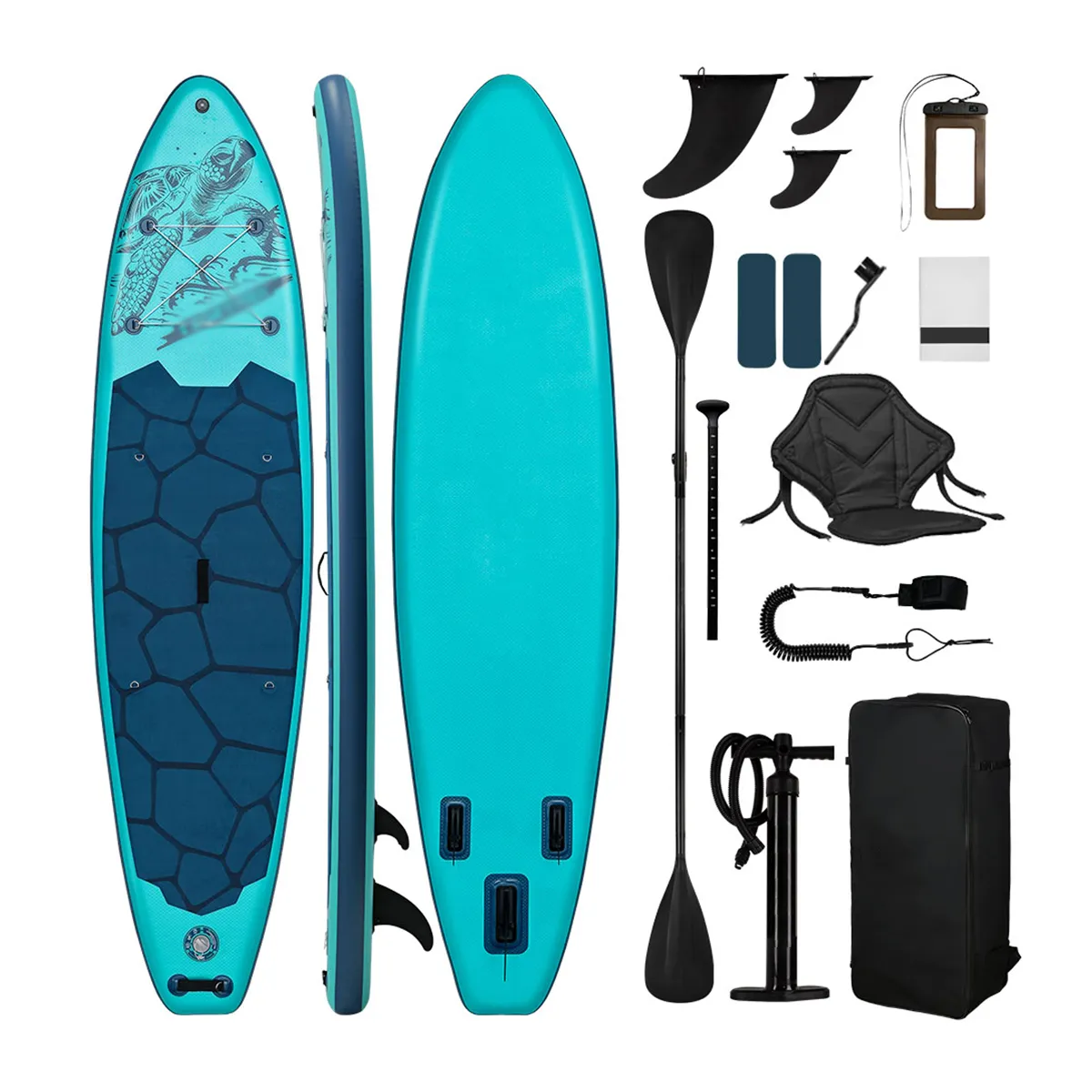 ATURE - Set Tabla De Paddle Surf Inflable Con Accesorios 335x83x15cm