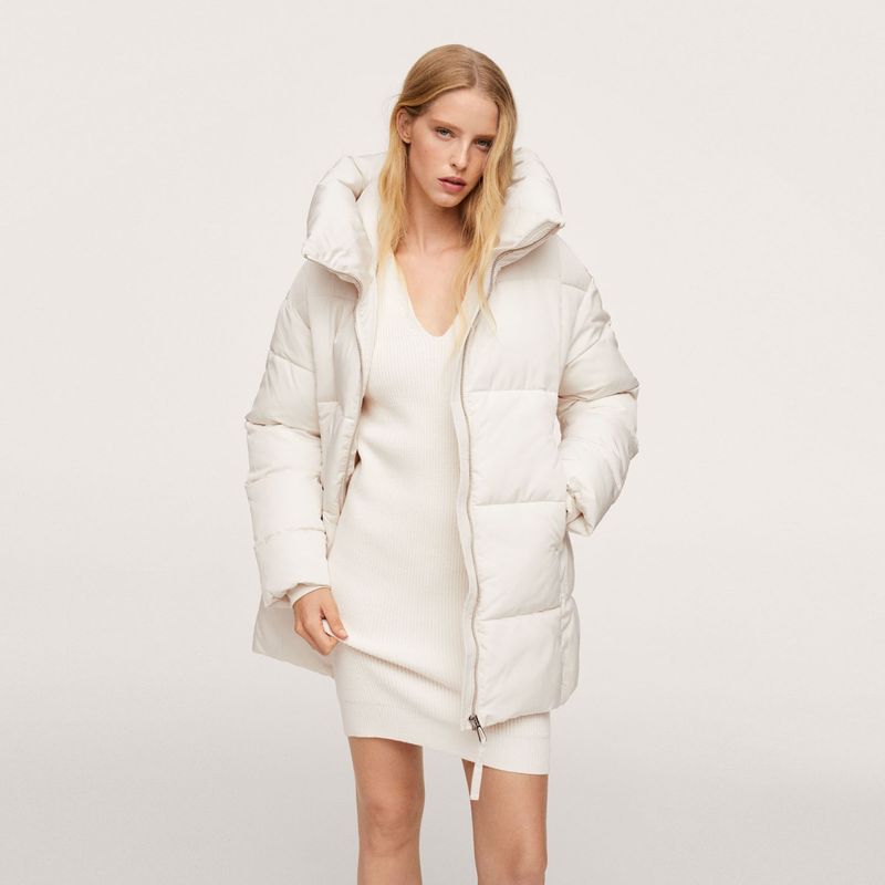 MANGO - Parka Acolchada Capucha Tokyo Mujer