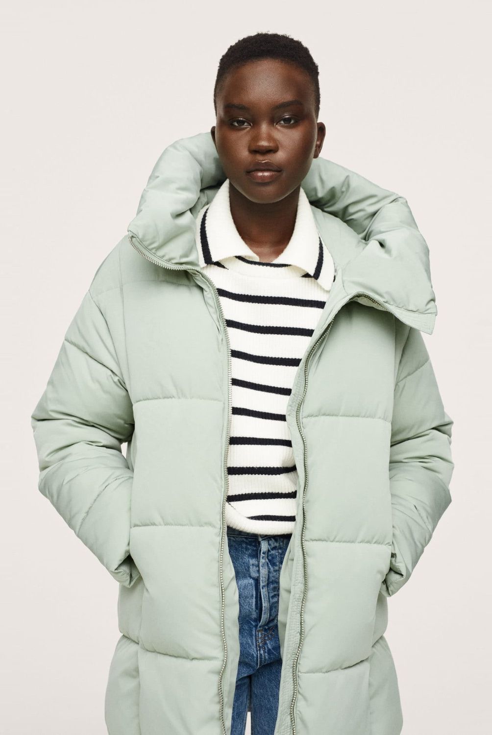 MANGO - Parka Acolchada Capucha Tokyo Mujer