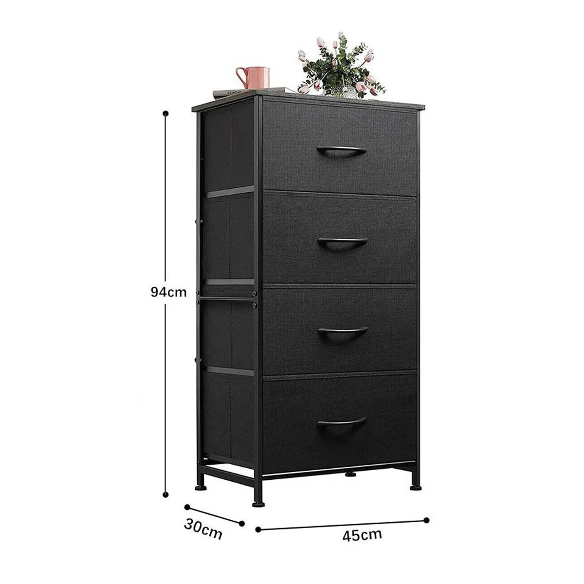 ATURE - Mueble Cajonero De Tela Plegable Para Ropa Y Accesorios