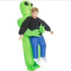 VATYERTY - Traje inflable de niño alienígena para Halloween