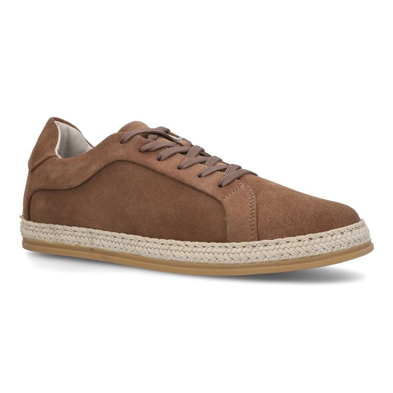 Zapatillas Urbanas Hombre Cuero Trenc-0-01 Café 2