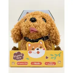 GENERICO - Perro Peluche Ladra Camina Movimiento Mascota Juguete