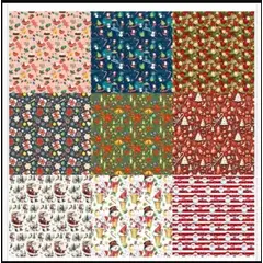 GENERICO - Papel De Regalo Para Decorar Regalo De Navidad 25 Pcs 70X100 Cm