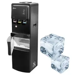 VAWEH - Dispensador Pedestal Compresor 3 Llaves Con Maquina De Hielo