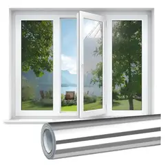 GENERICO - Film Espejado Efecto Espejo Vidrio Ventana Papel Polarizado
