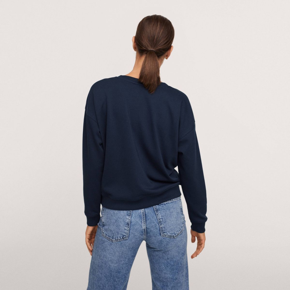 MANGO - Mango Polerón Mangologo Mujer