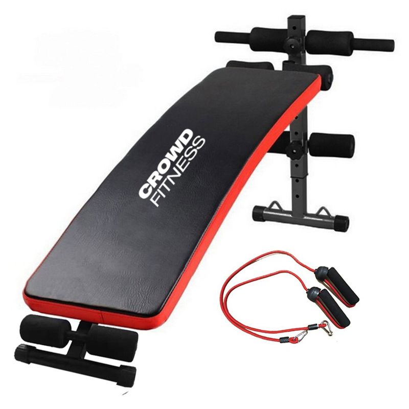 NIBIO - Banca De Abdominales Crowd Fitness Ajustable