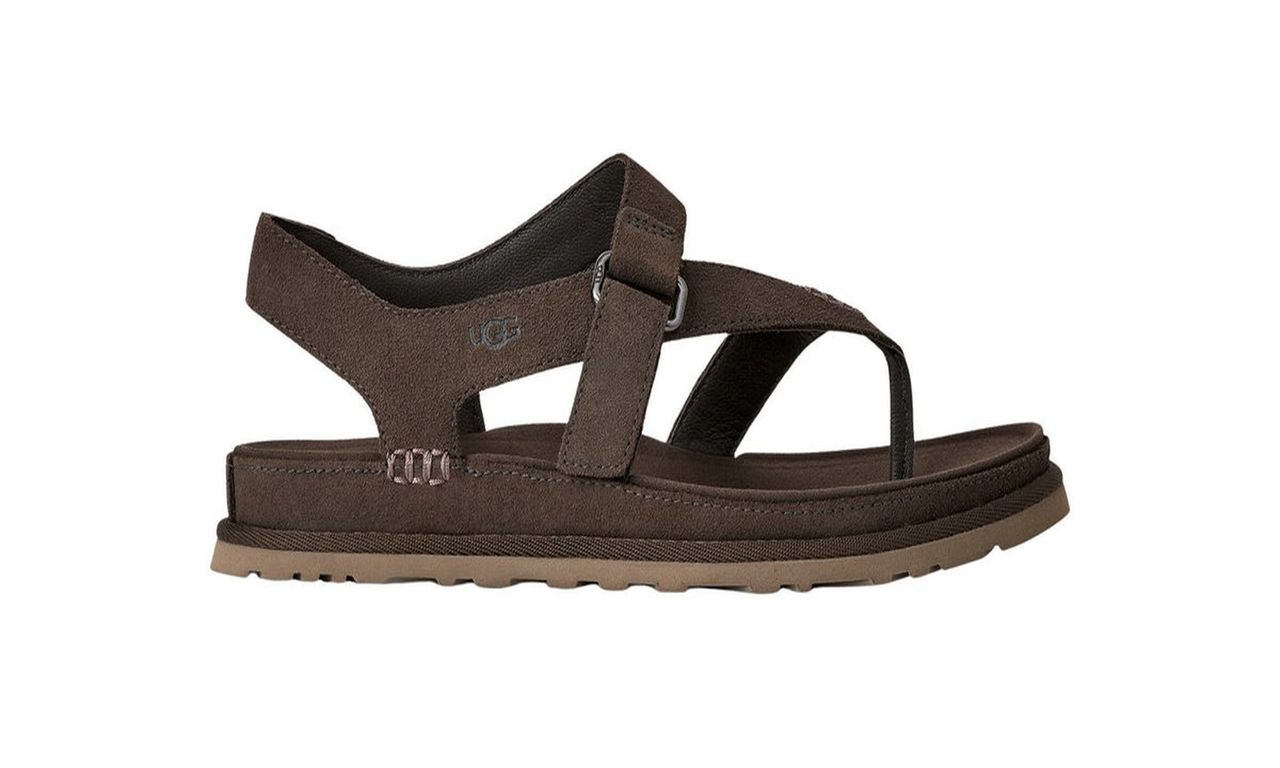 Sandalias Mujer Goldengaze Toe Post Café