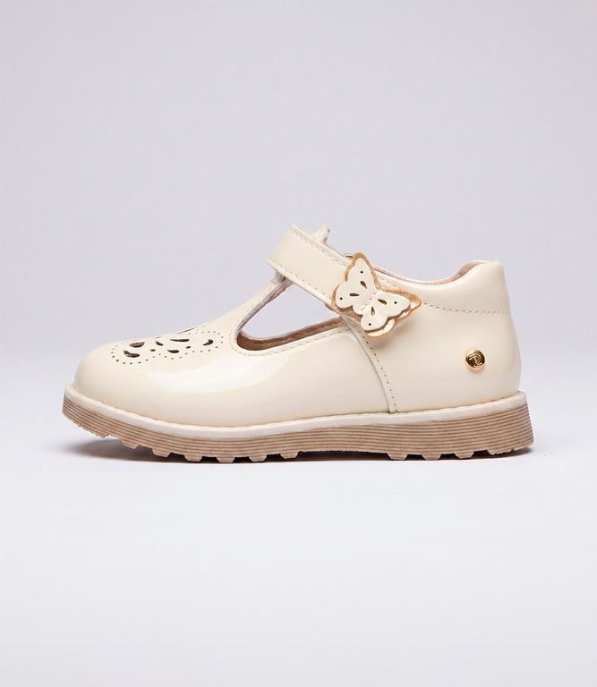 Ballerina bebé con mariposa L45401270203 crudo