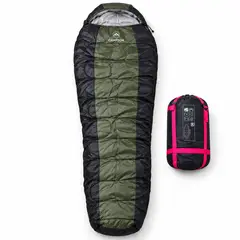 CAMPSOR - Saco de Dormir 4 Estaciones Momia Camping