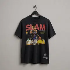 MITCHELL & NESS - NBA Polera Slam Hombre Detroit Pistons Grant Hill Negro