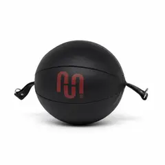 MUUK - PERA DE BOXEO CON ELASTICO COLOR NEGRO/ROJO