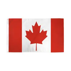 GENERICO - Bandera de Canadá de 60cm x 90cm de Poliéster