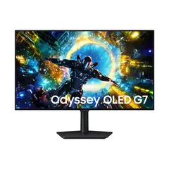 SAMSUNG - Odyssey OLED G7 G73SH, Monitor Gamer 32", 4K OLED, 165/330Hz, G-Sync, FreeSync, Negro