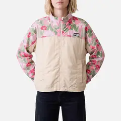 HAKA HONU - Chaqueta Mujer Hija Del Viento Print Crema