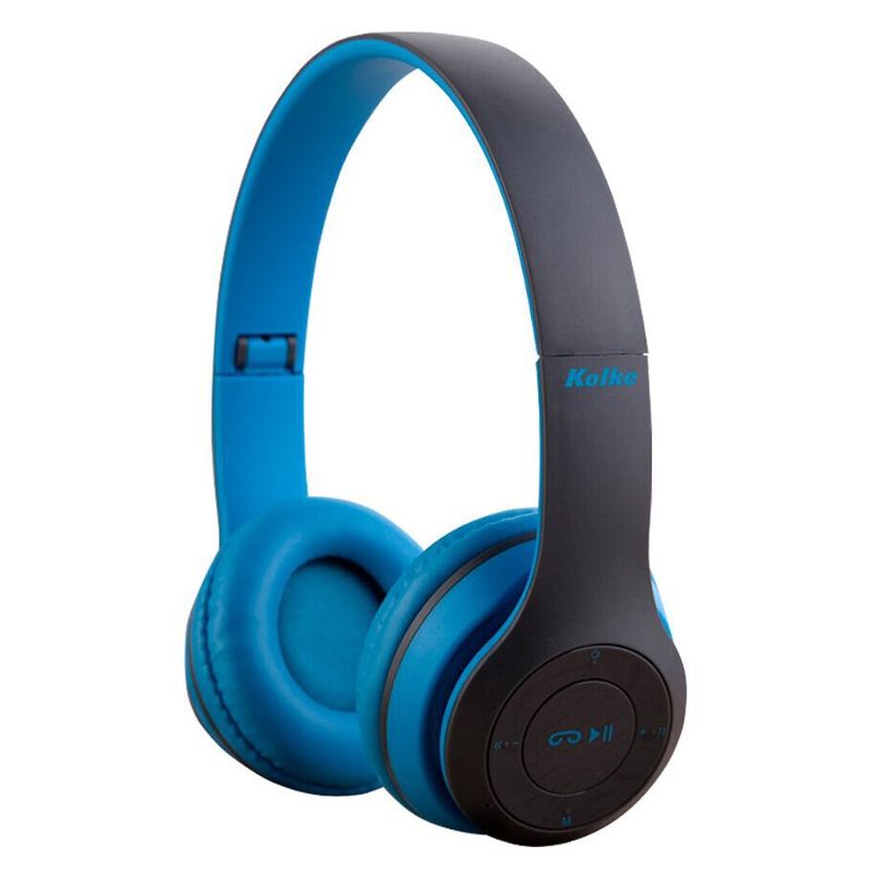 KOLKE - Audífonos Bluetooth Kolke Con Micrófono Azul