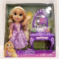 DISNEY - Muñeca Rapunzel Con Tocador Vanity Princesa Toddler