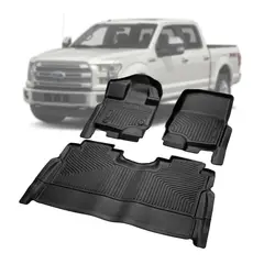 GENERICO - Pisos Calce Ford Perfecto F150 2015-2024 TPE 3 Piezas