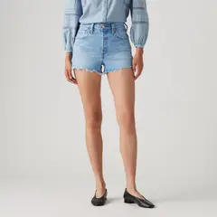 LEVIS - Short Mujer 501 Original Azul