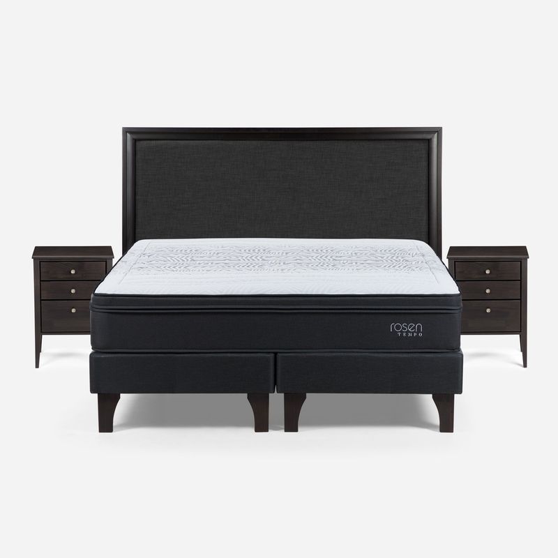 ROSEN - Rosen Cama Tempo 150x200 Base Dividida Nolita Grafito.