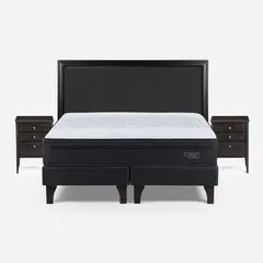 ROSEN - Cama Tempo 150x200 Base Dividida Nolita Grafito.
