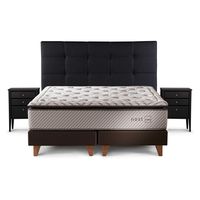 Cama Europea Nest 2 Plazas Base Dividida Issey