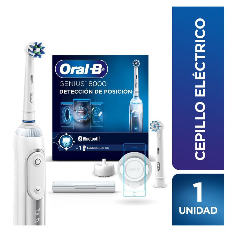 ORAL B - Cepillo Eléctrico Oral-B Genius 8000  2 Cabezales